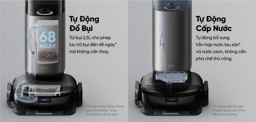 Robot hút bụi lau nhà eufy Omni S1 Pro công nghệ tiên tiến