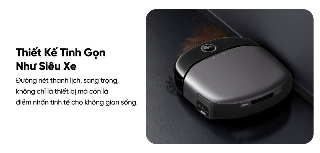 Robot hút bụi lau nhà eufy Omni S1 Pro thiết kế nhỏ gọn